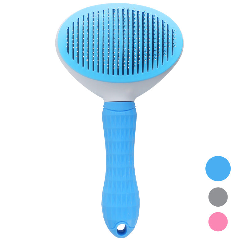 GroomEase Self-Cleaning Slicker Brush