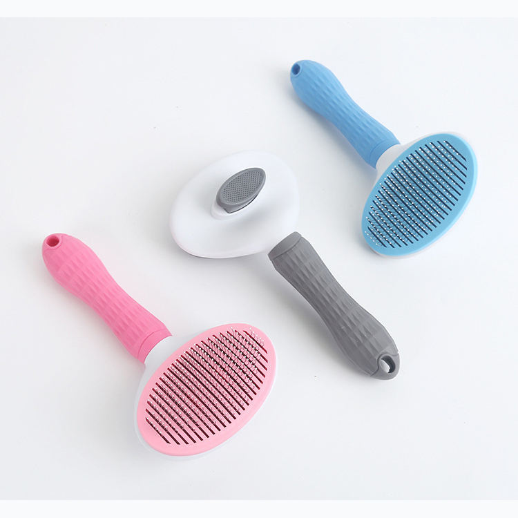 GroomEase Self-Cleaning Slicker Brush