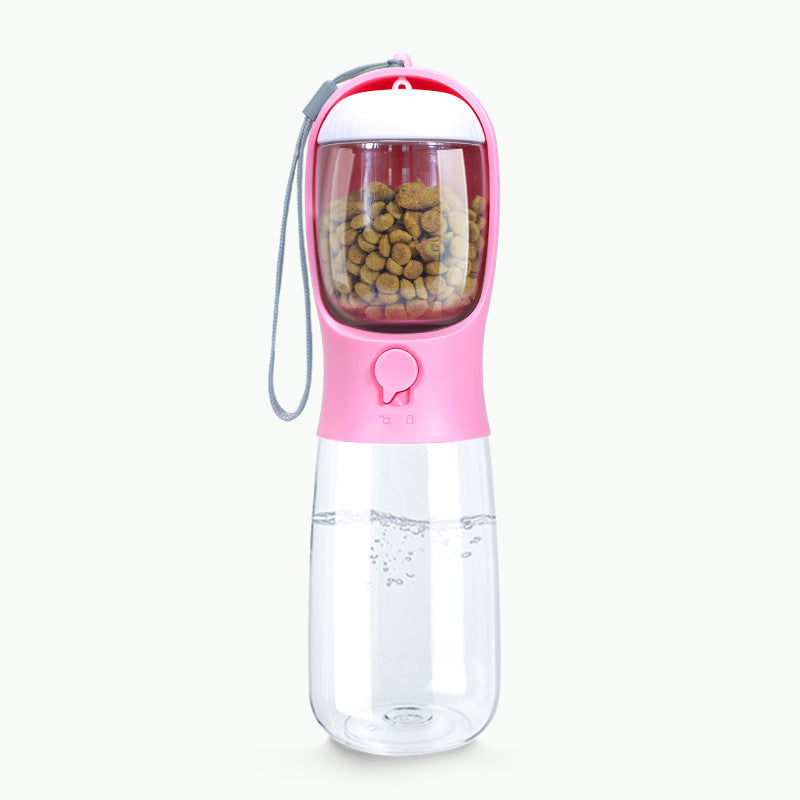 SipGo 2-in-1 Travel Water Bottle – Pink