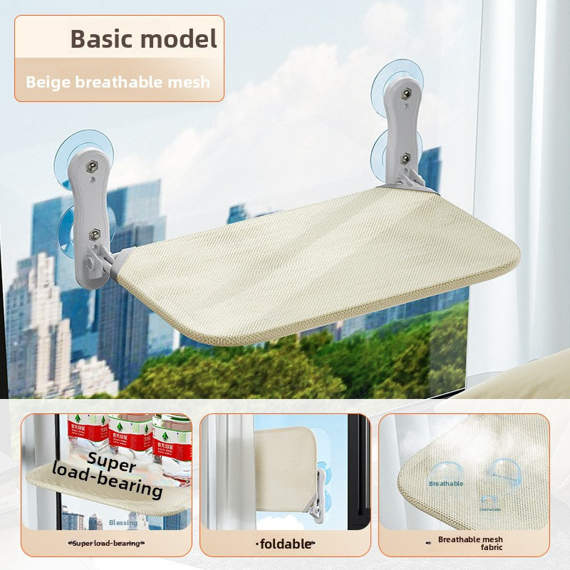 SunNap Cat Window Perch – Beige