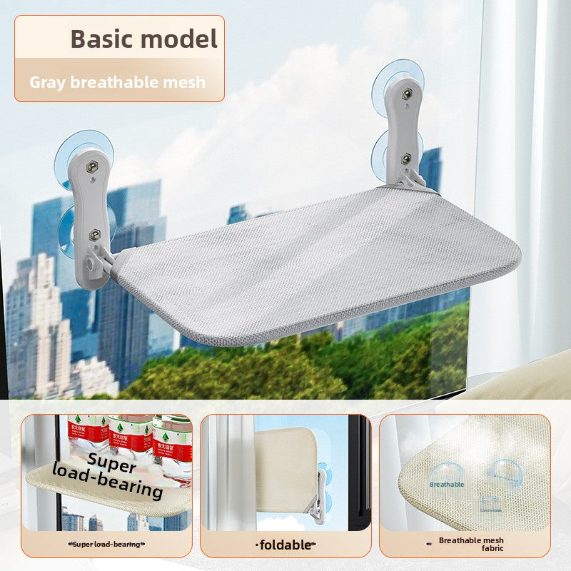 SunNap Cat Window Perch – Grey